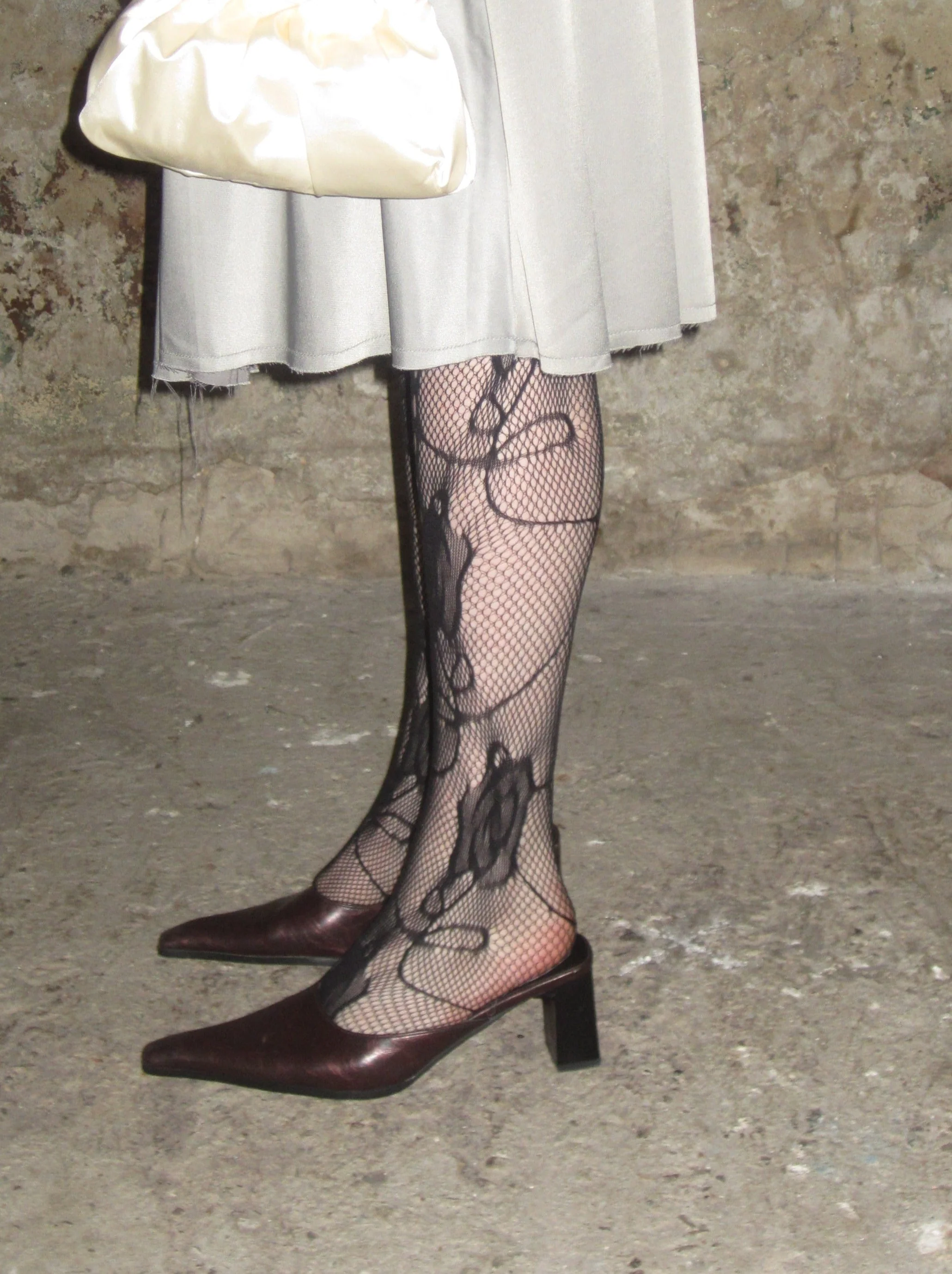 Black Lace Tights - Image 2