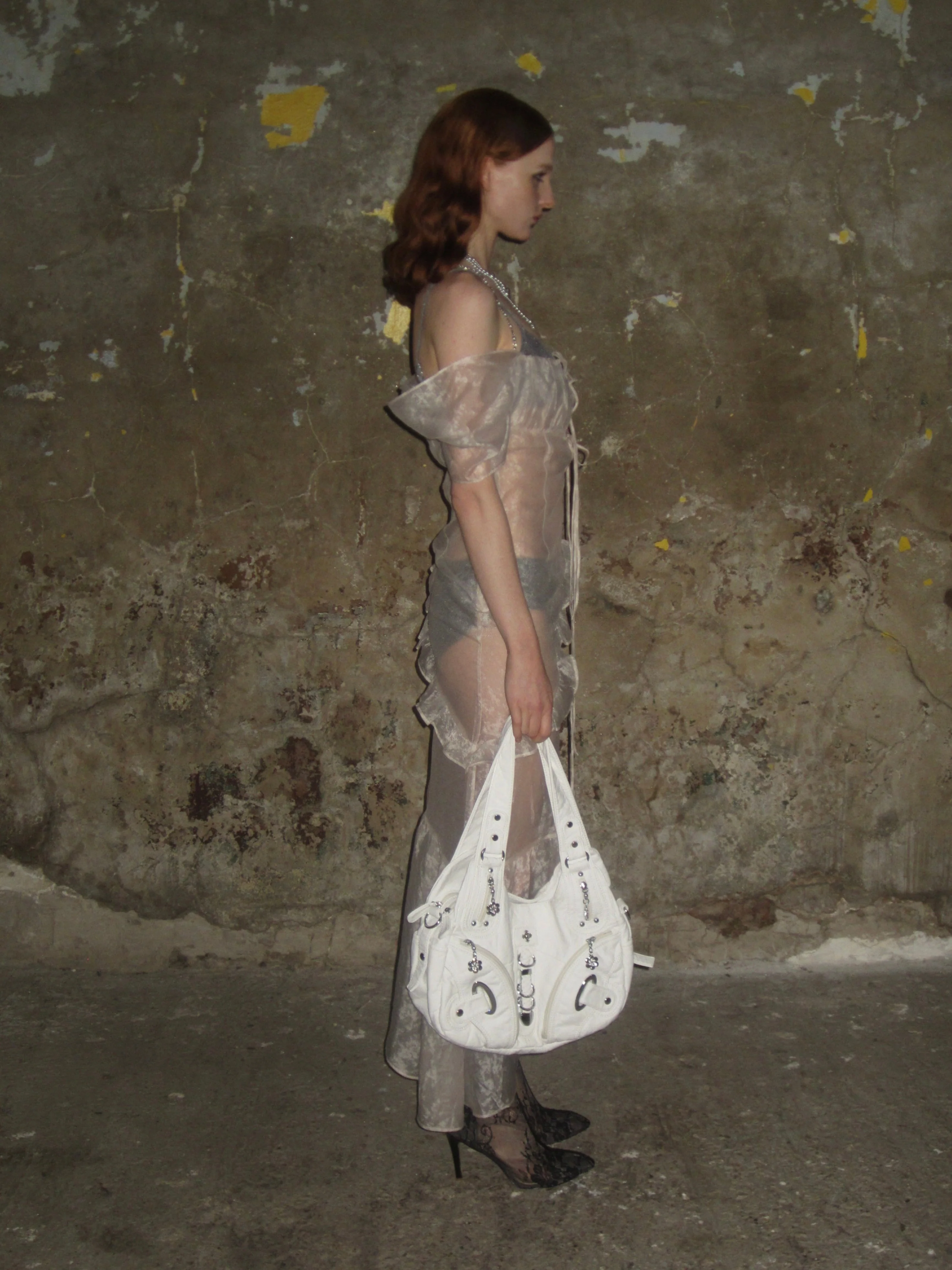 Chain Lace Sheer Dress - Image 5