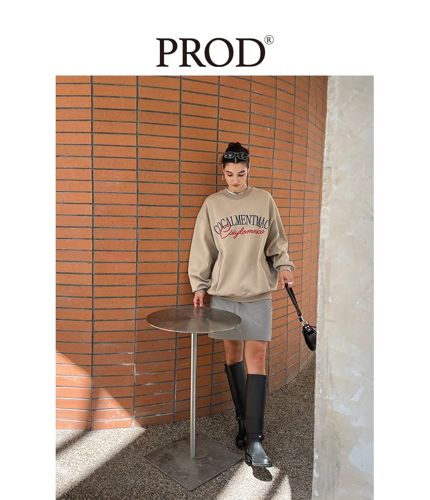 Loose Fit Cocalmentmac Embroidered Sweatshirt - Image 6