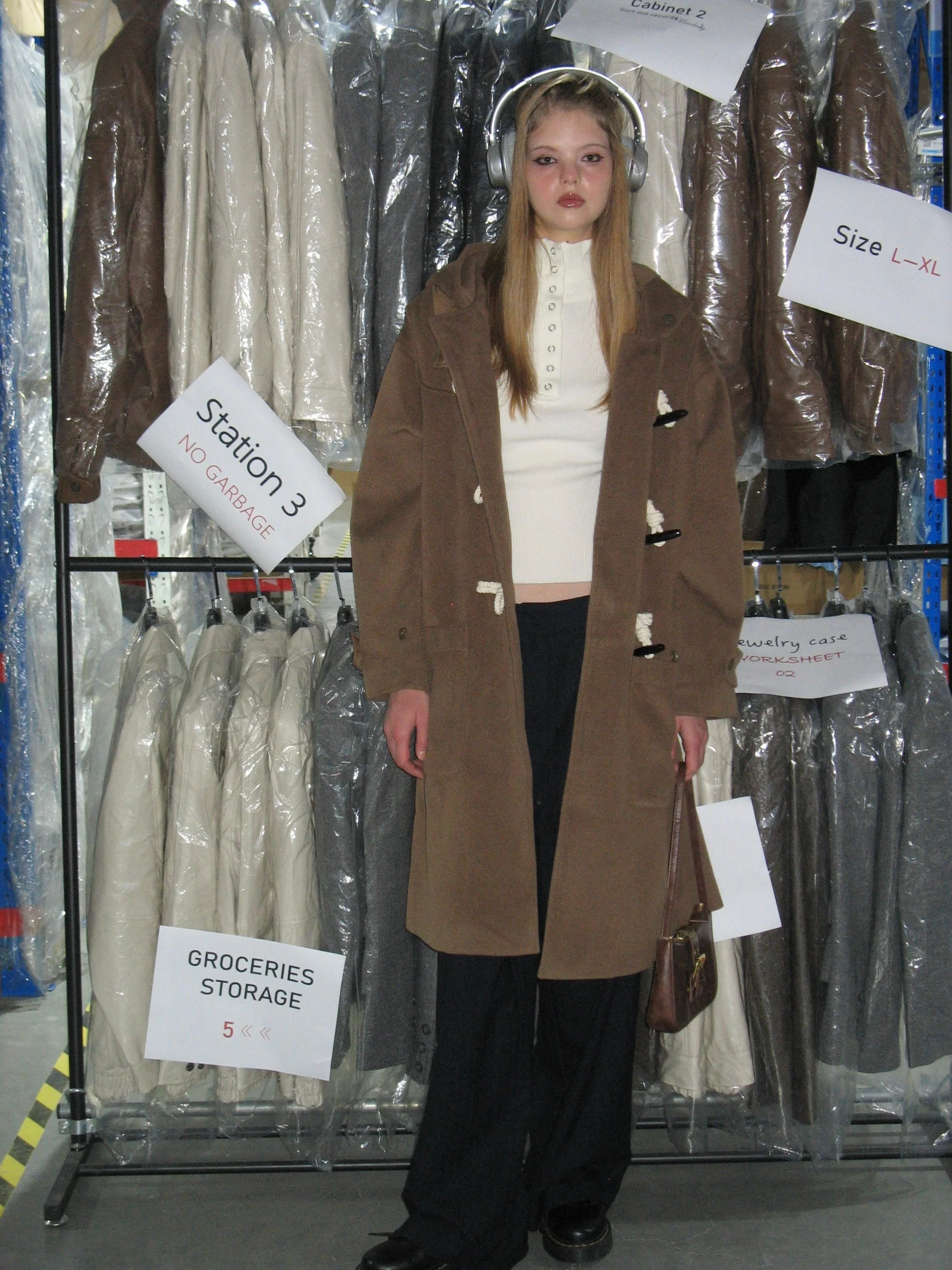 Brown Duffle Coat - Image 2