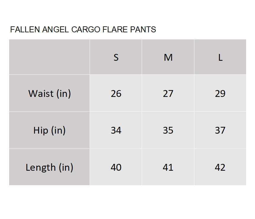 Fallen Angel Cargo Flare Pants - Image 9