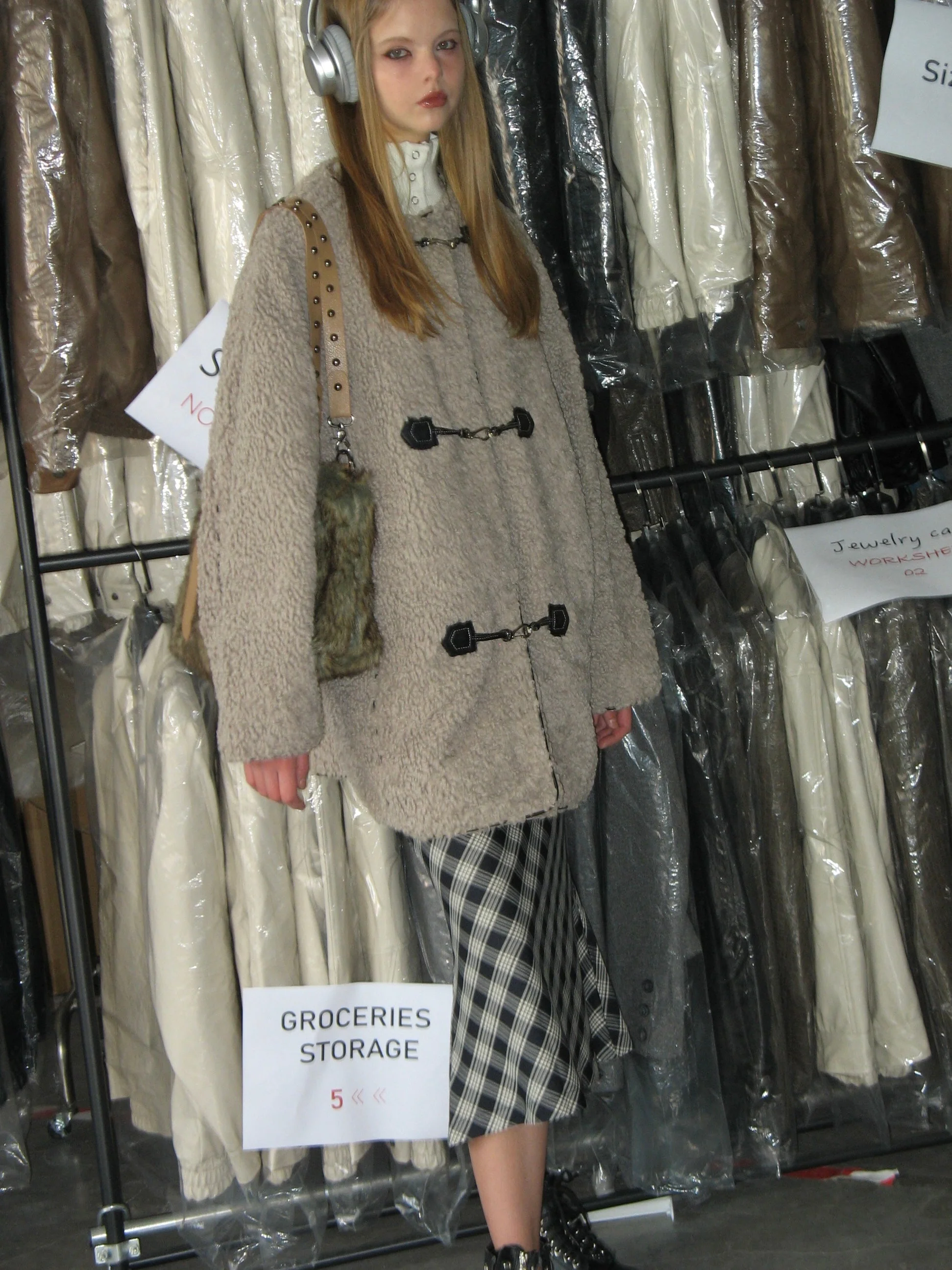 Faux Lambs Wool Coat