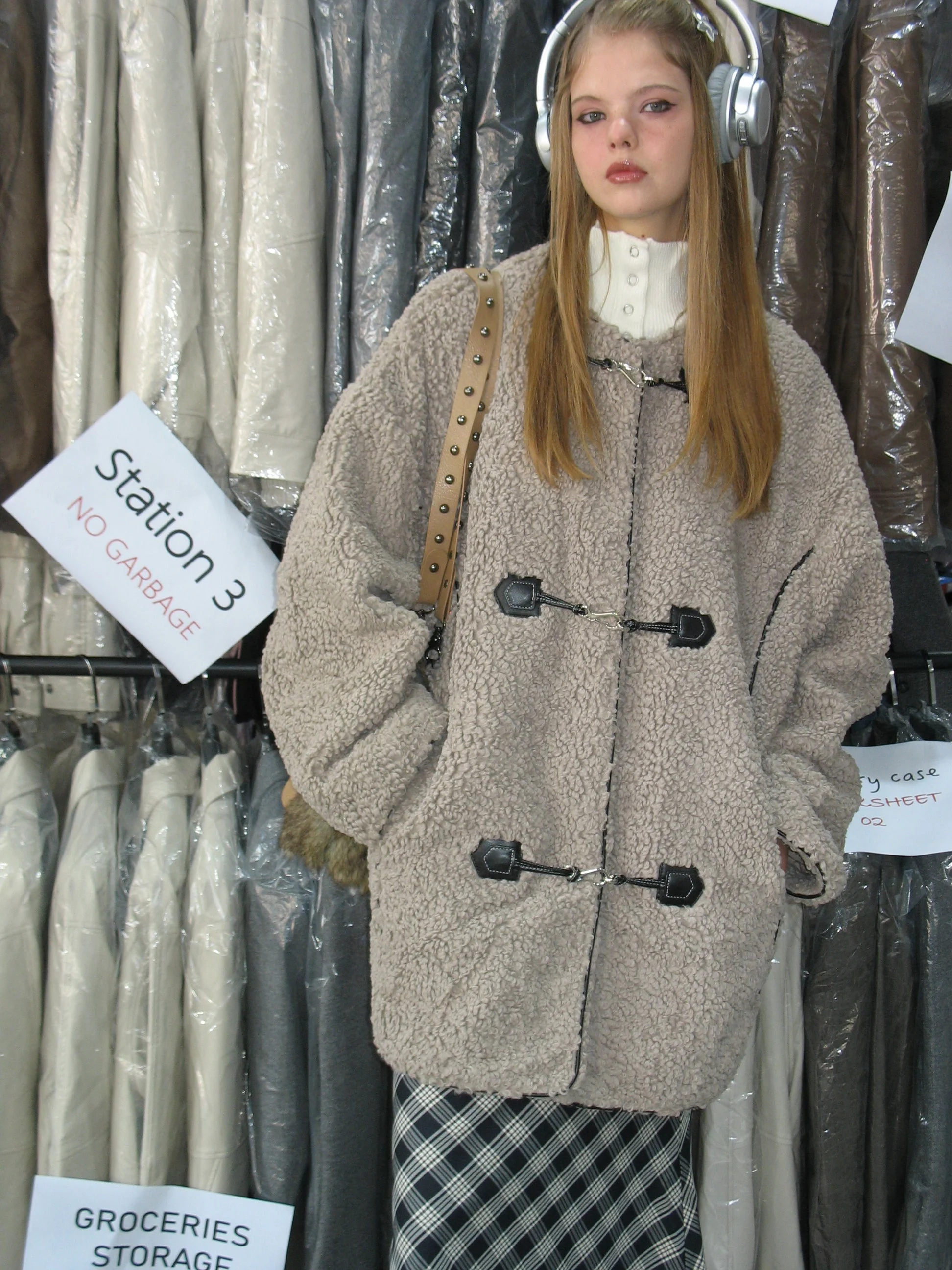 Faux Lambs Wool Coat - Image 7