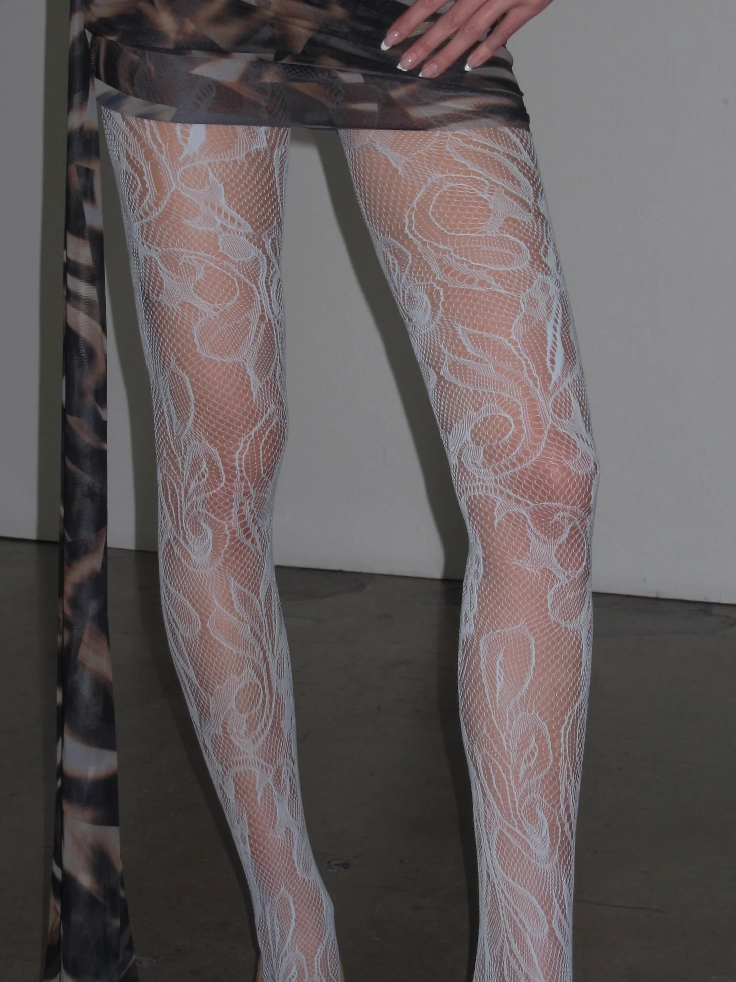 Floral Lace Tights