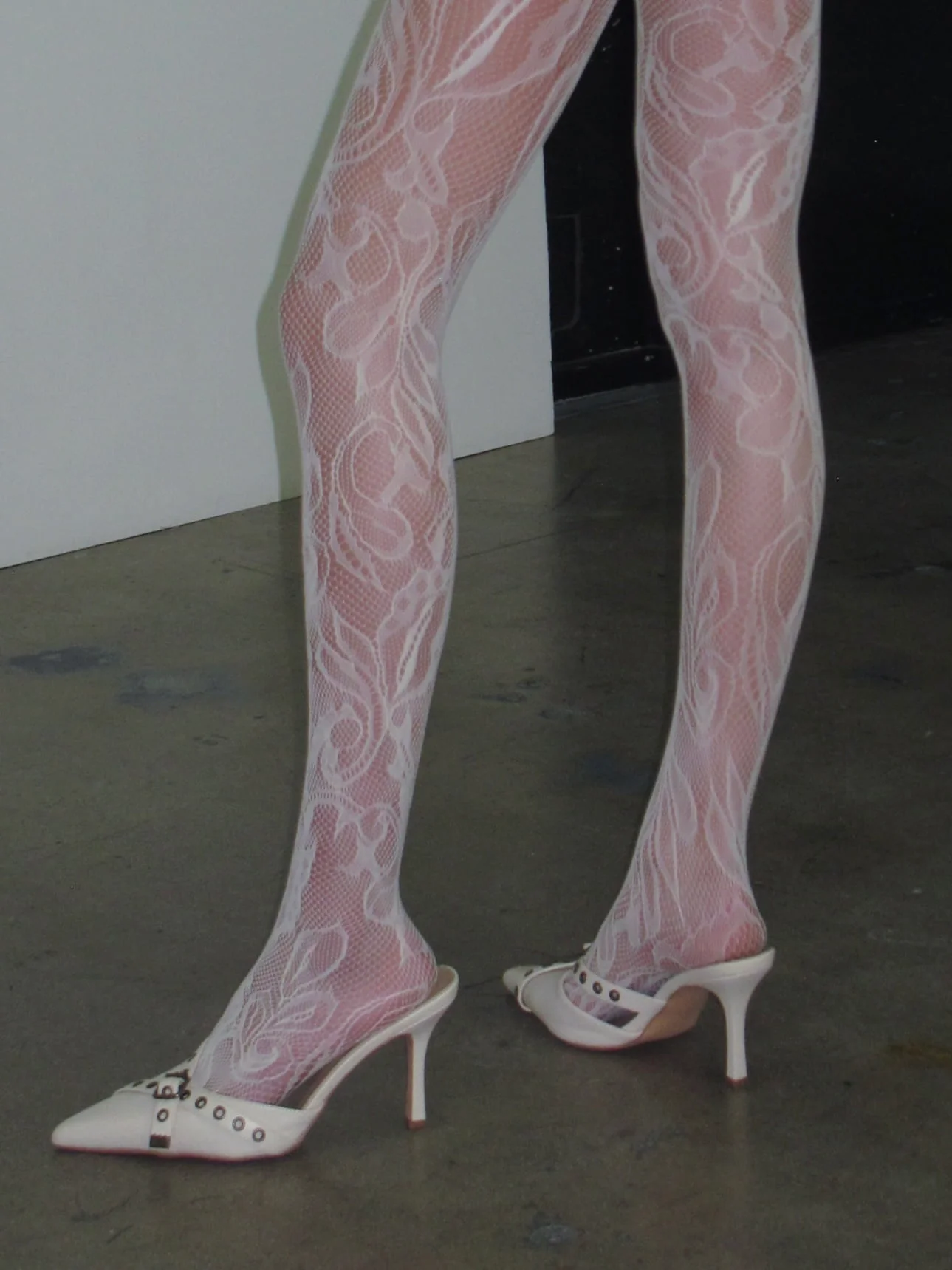 Floral Lace Tights