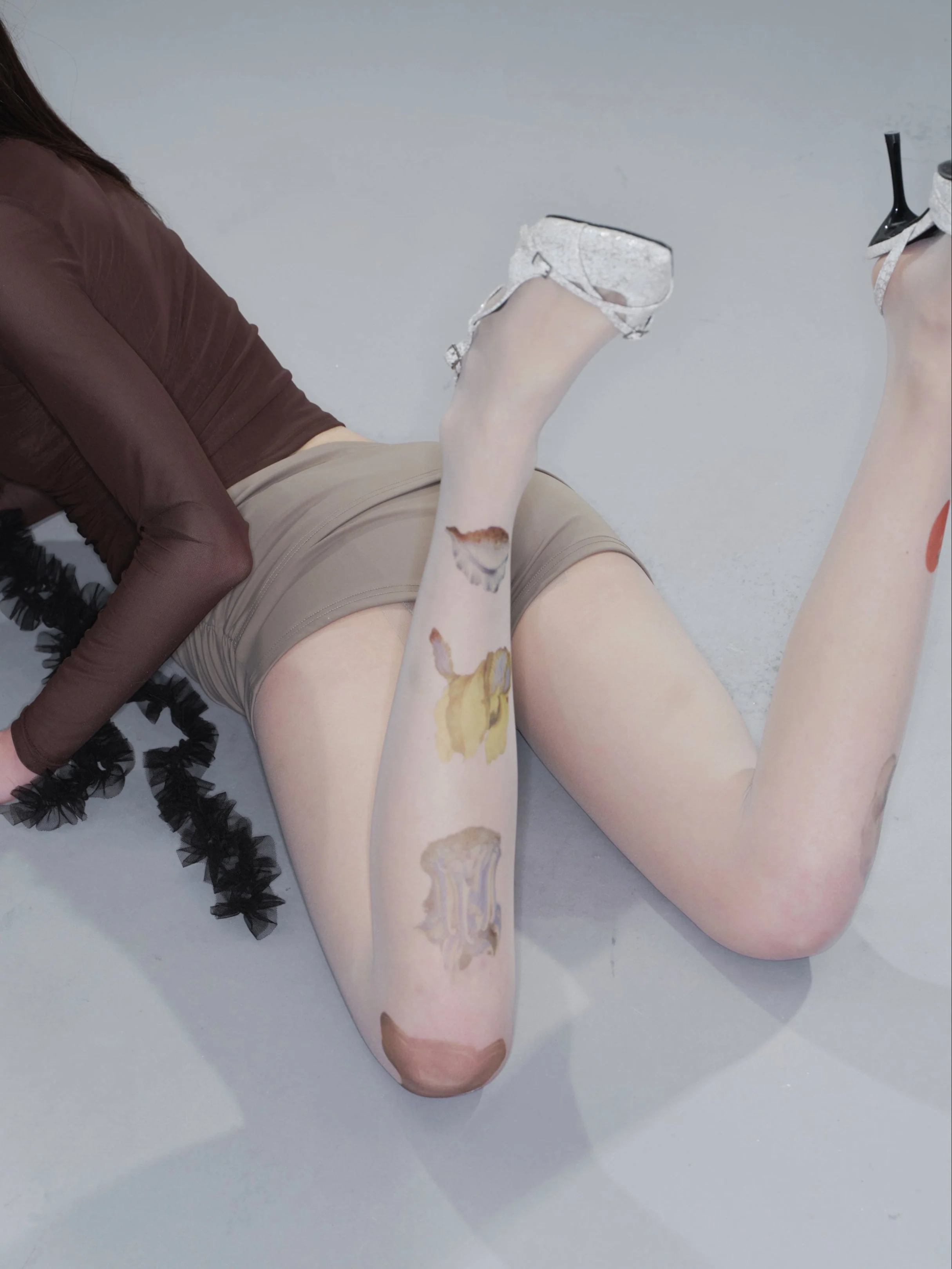 Fruits Print Stockings - Image 4
