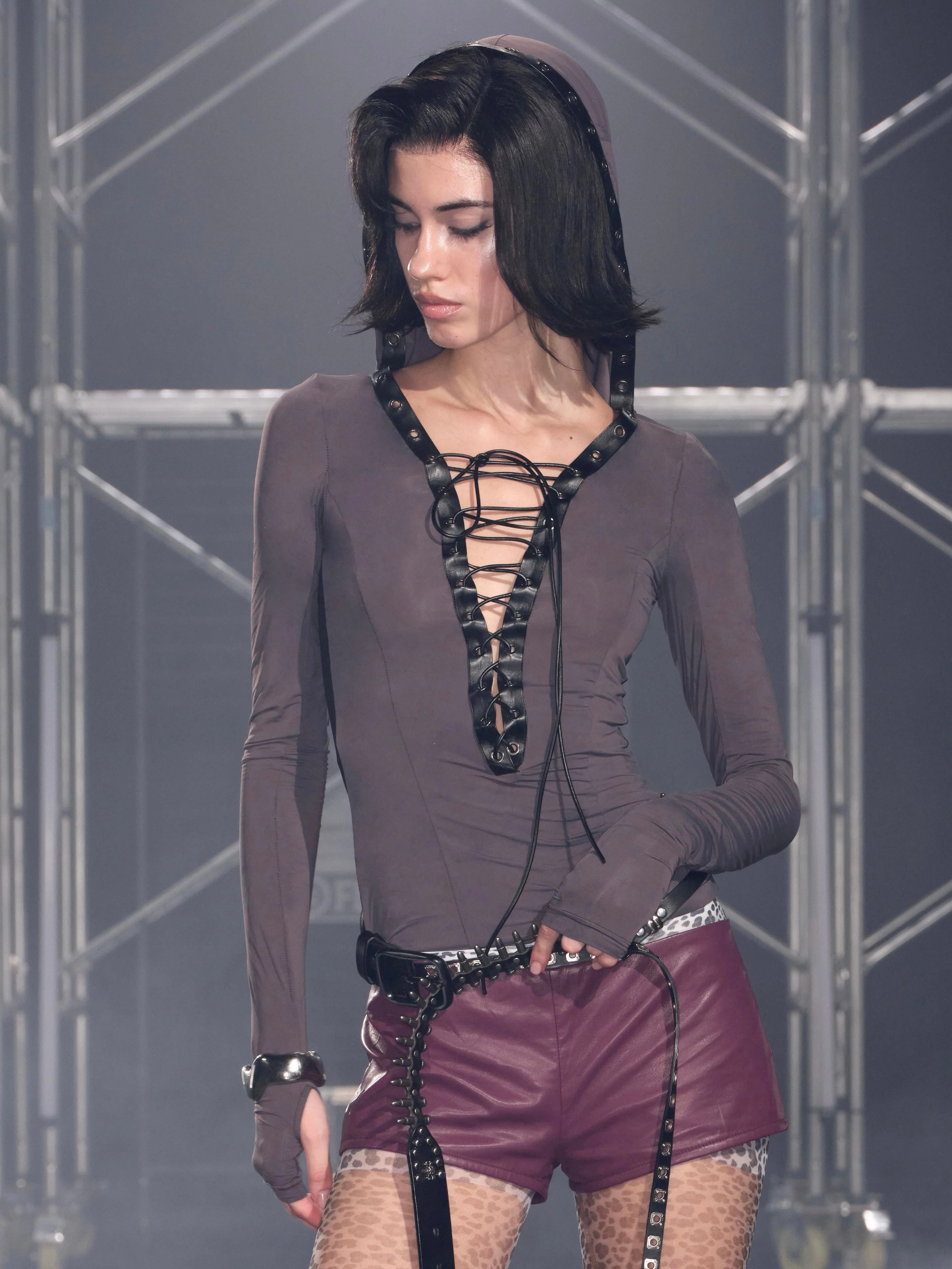 Lace Up Long Sleeve Top - Image 6