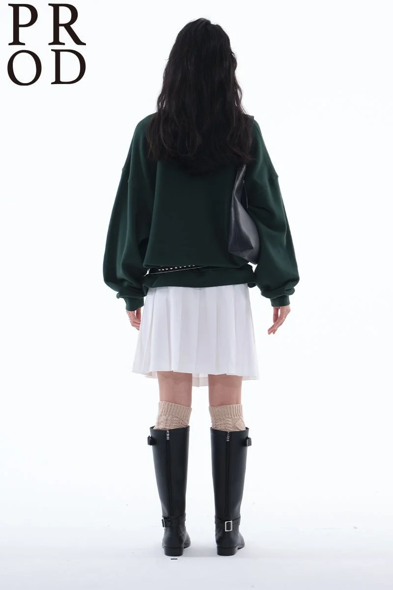 Loose Fit Landing 1986 Crewneck / Green - Image 7