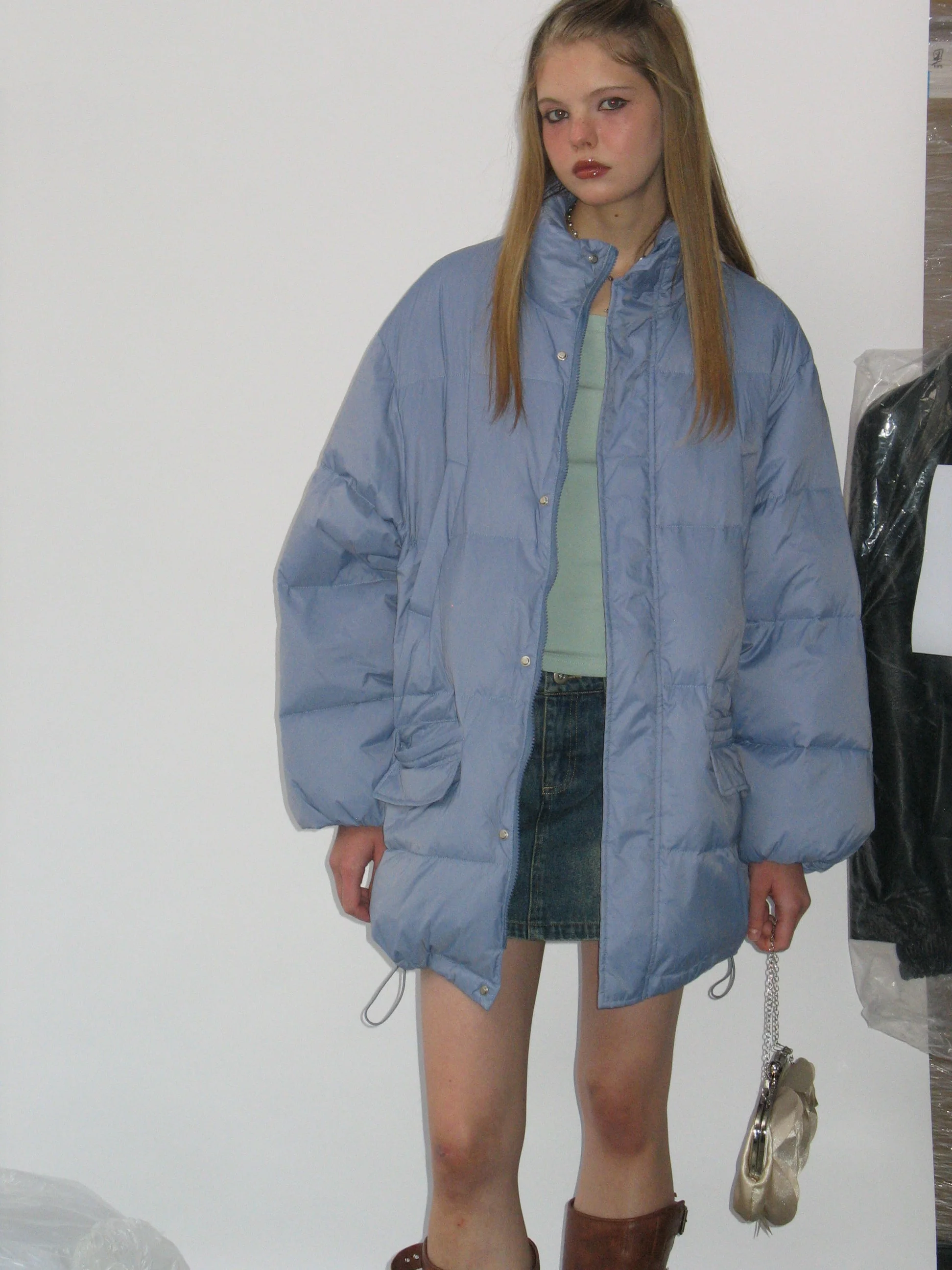 Light Blue Down Jacket - Image 12