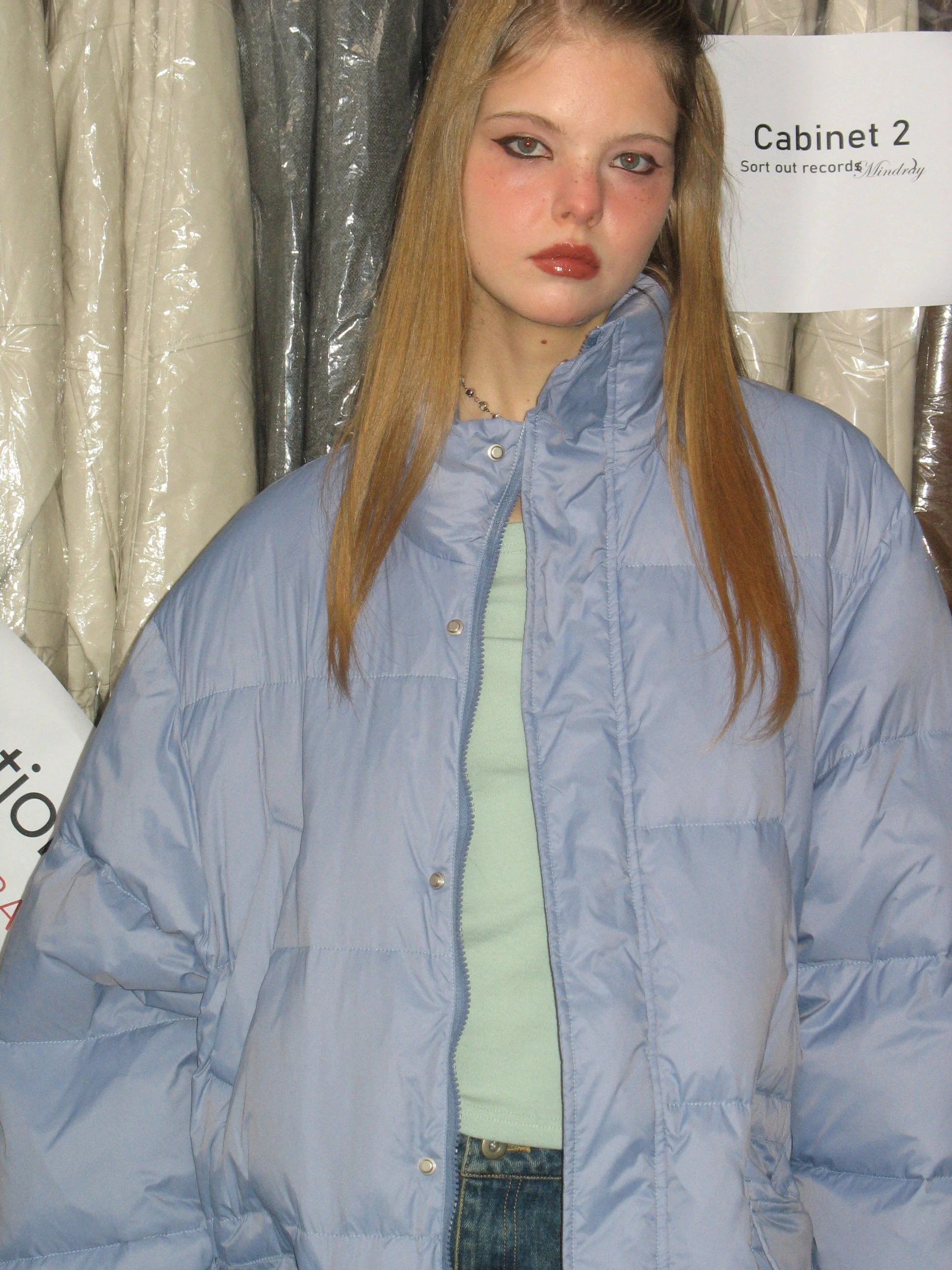 Light Blue Down Jacket - Image 5