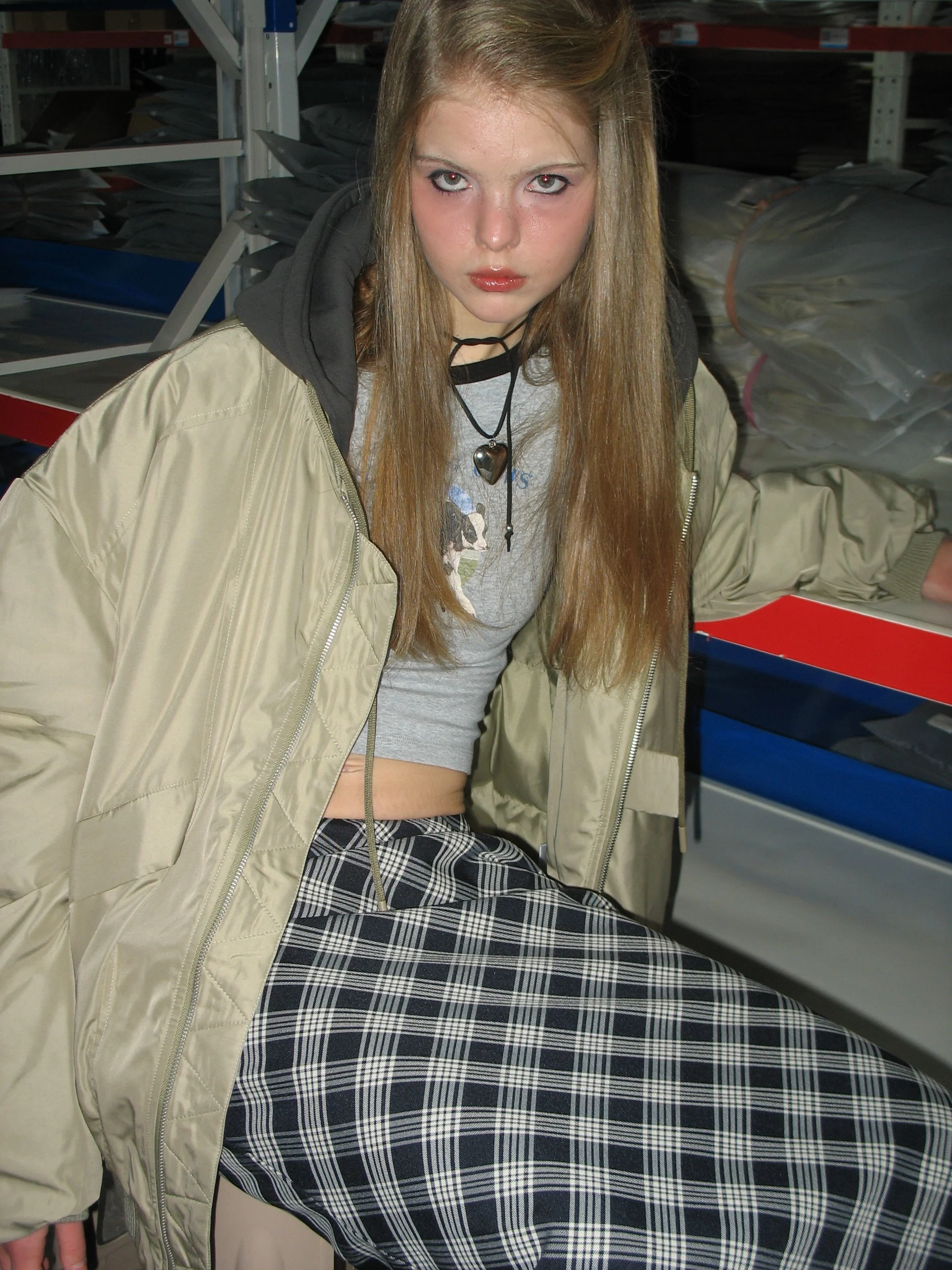 Bomber Jacket With Hood - Image 6