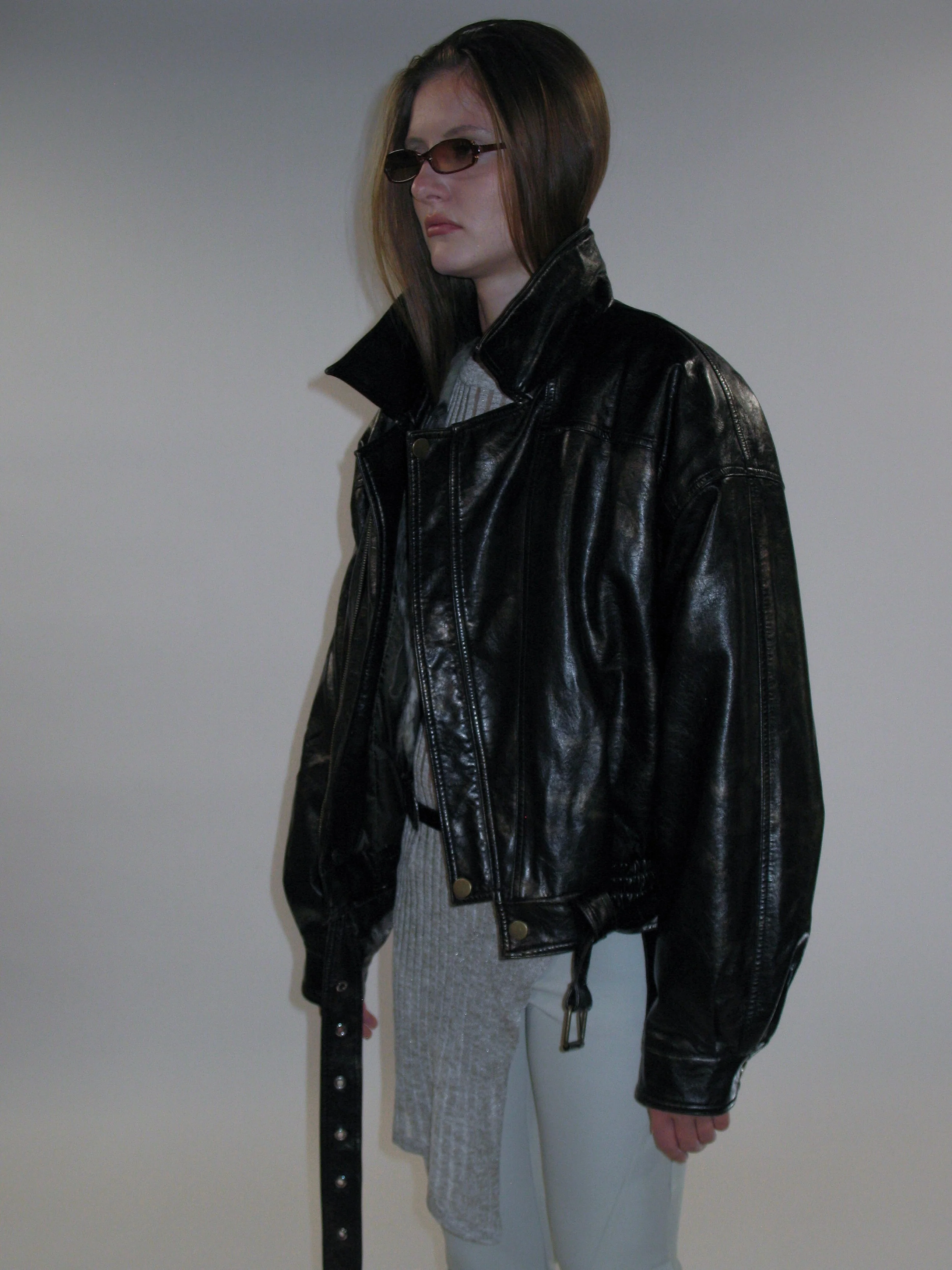 Metropolitan Faux Leather Quilted Coat - Image 10