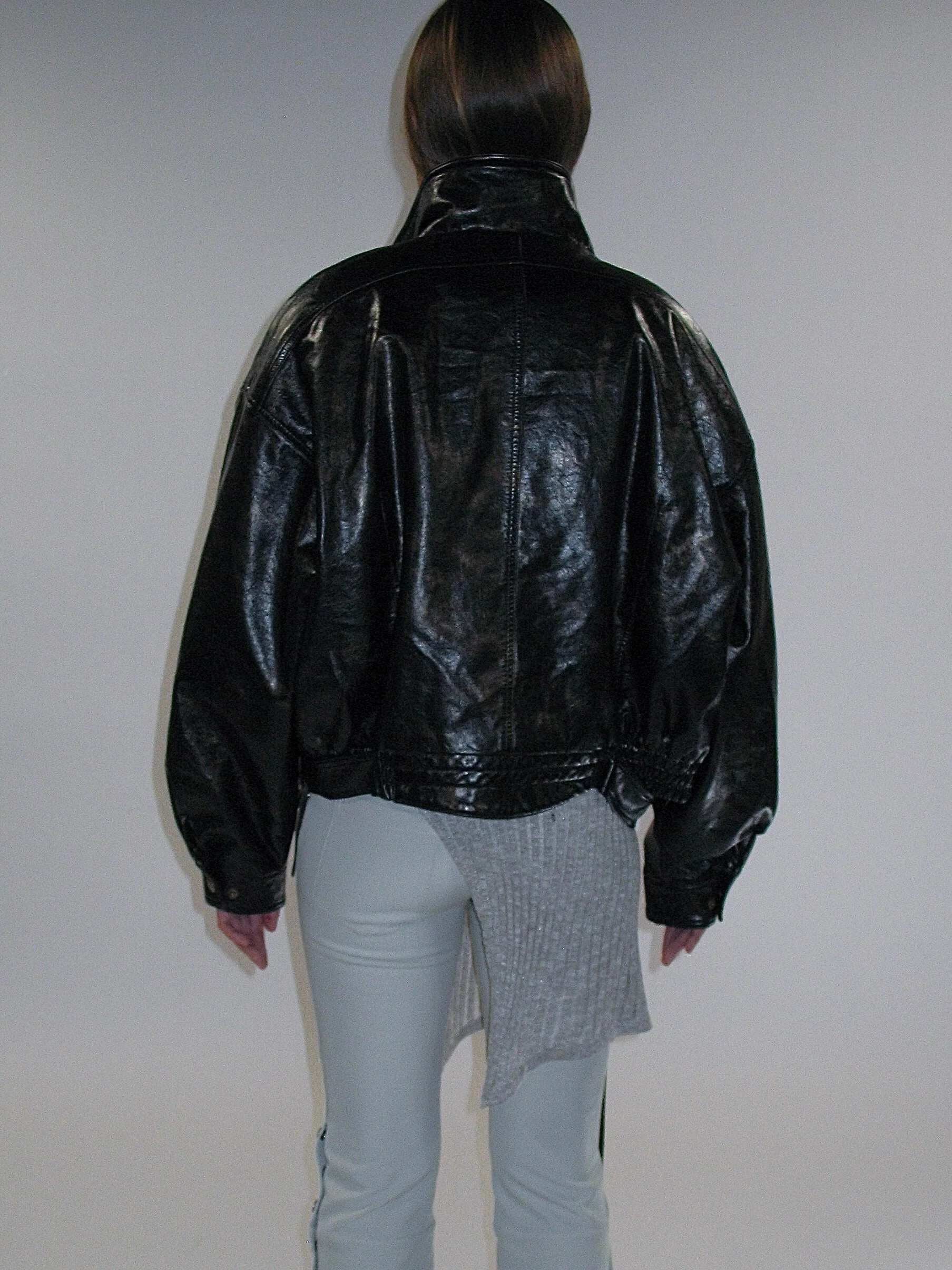 Metropolitan Faux Leather Quilted Coat - Image 11