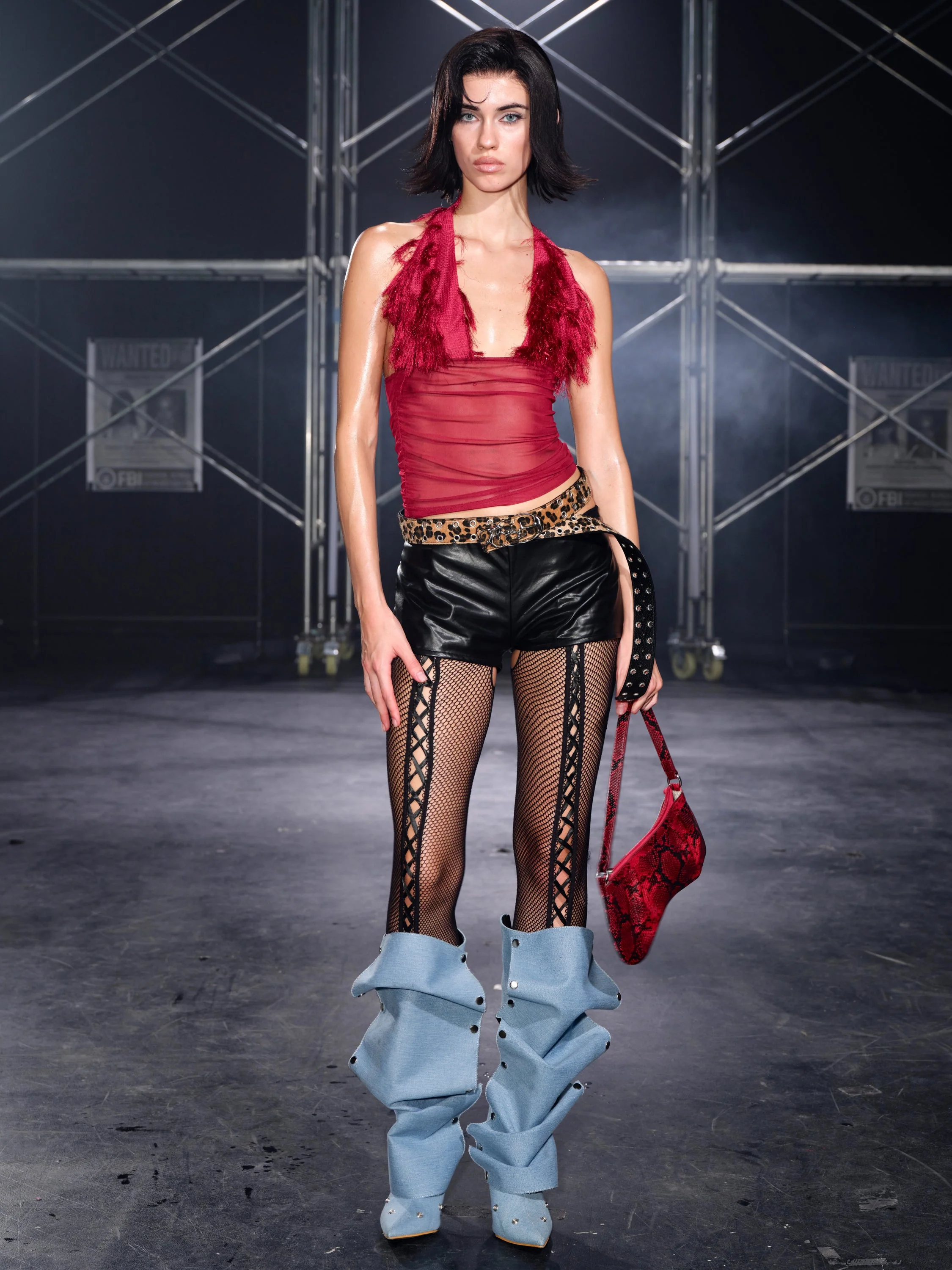 Ophelia Halter Top Red - Image 9