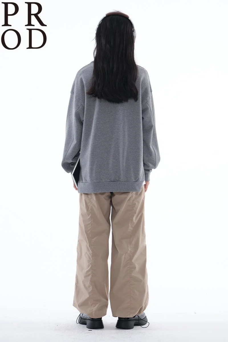Regular Fit Collared Jumper / Gray - Image 5
