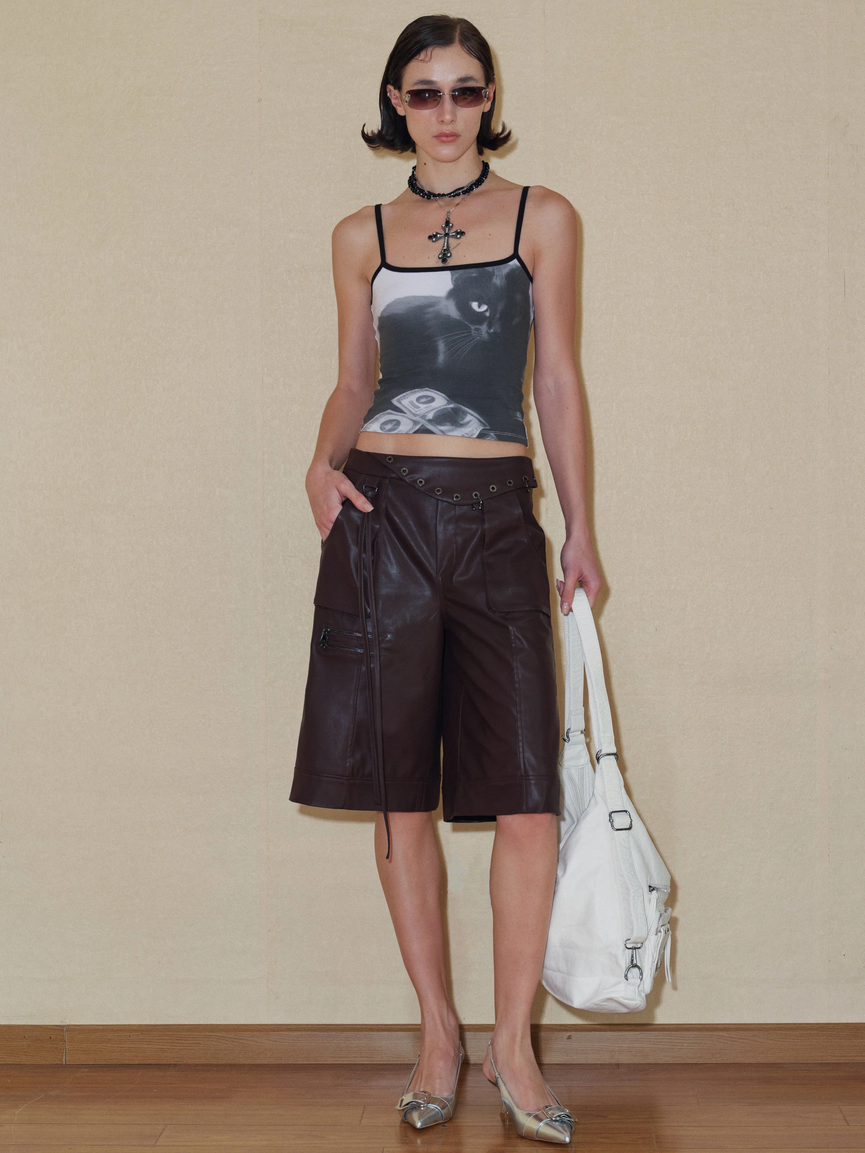 Reversible Crowned Cat Cami Top - Image 11