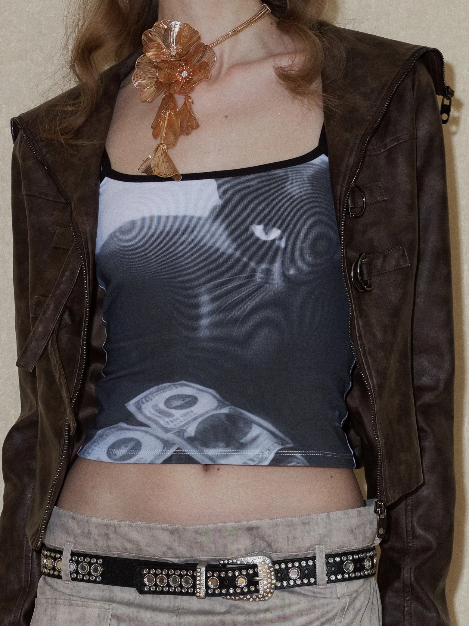 Reversible Crowned Cat Cami Top - Image 18