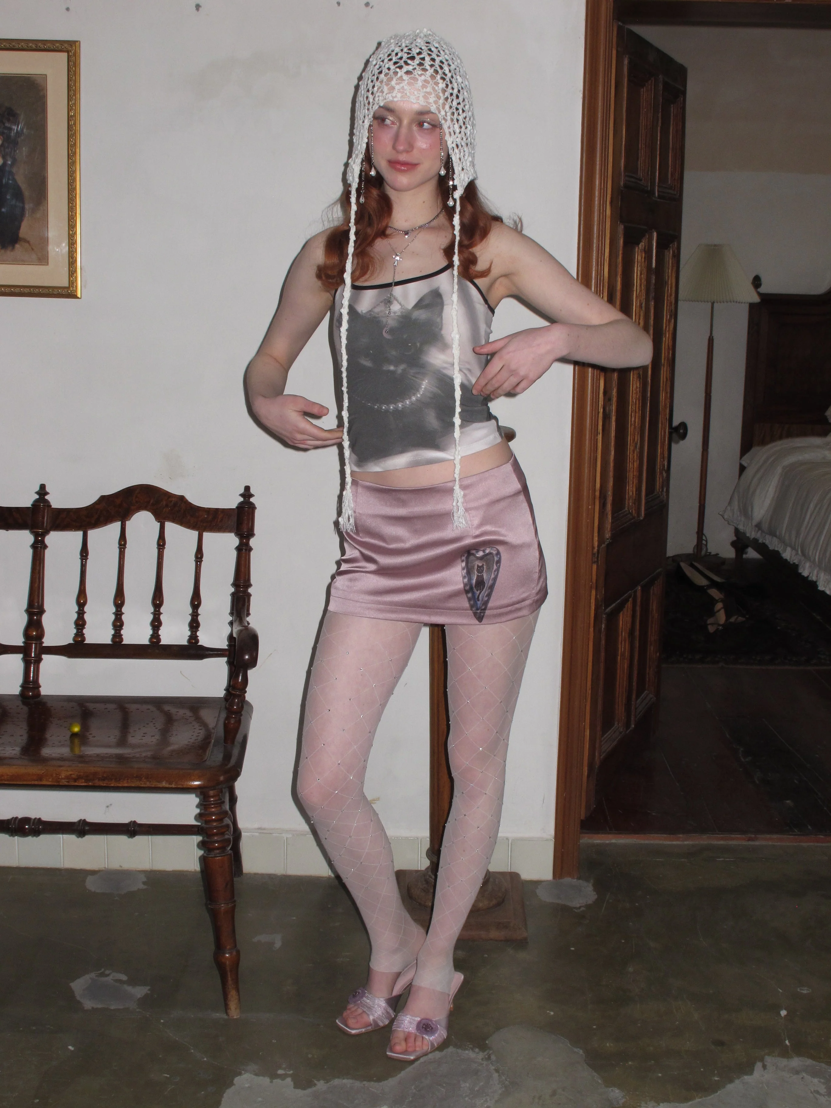 Reversible Crowned Cat Cami Top - Image 2