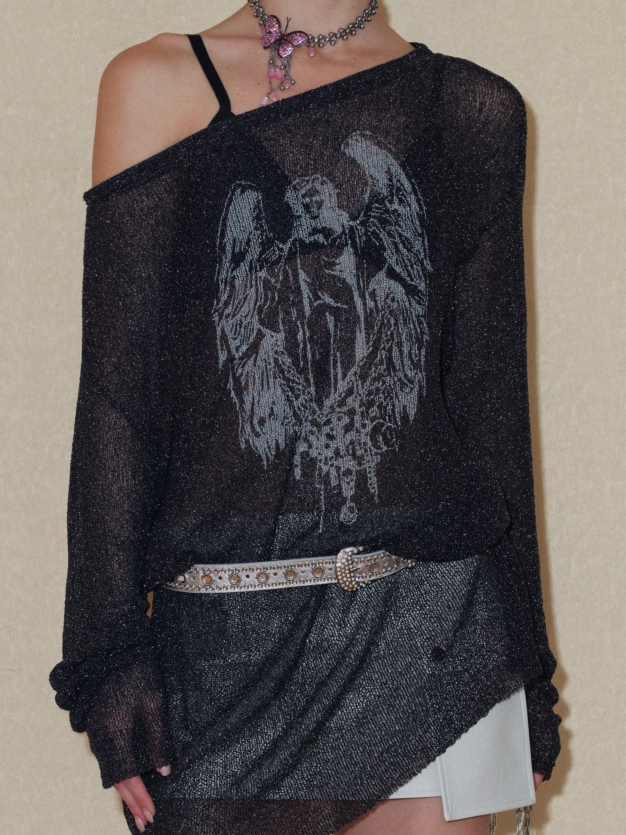 Semi-Sheer Angel Long sleeve - Image 11
