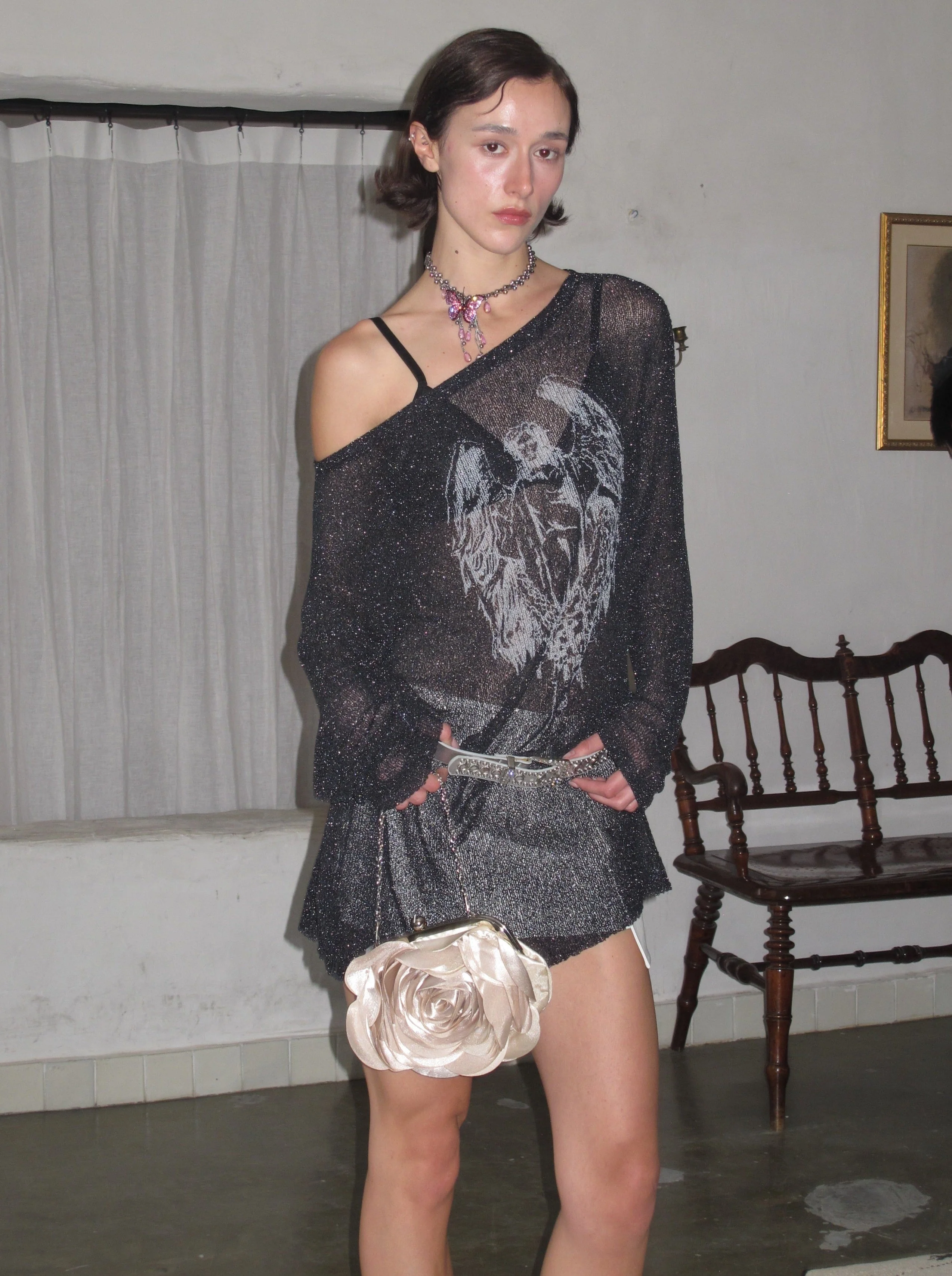 Semi-Sheer Angel Long sleeve - Image 2