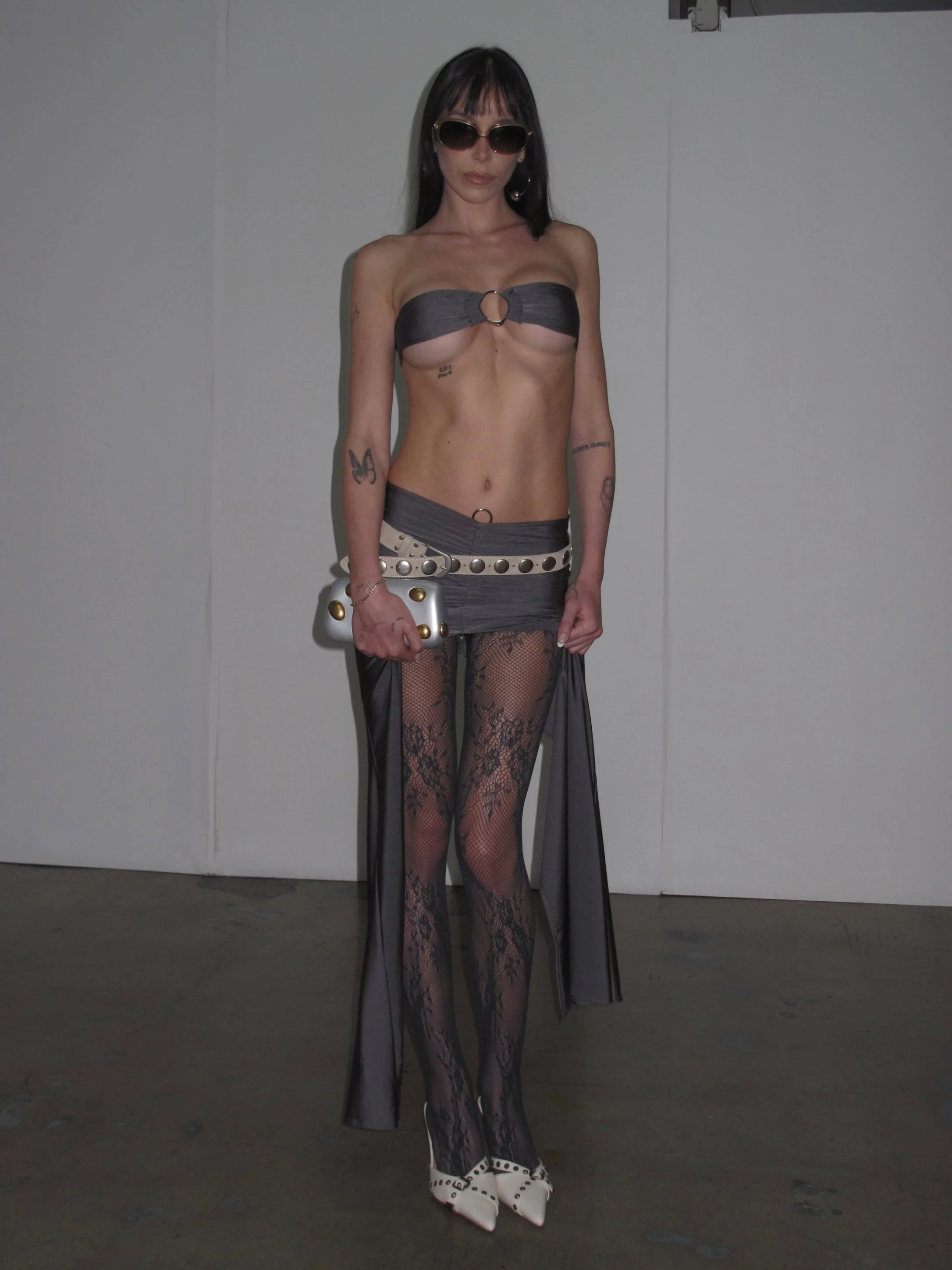 Shadow Vine Lace Tights - Image 5