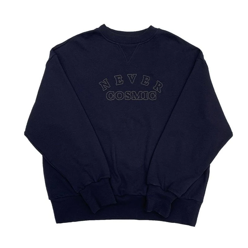 Small Fit Never Cosmic Sweatshirt / Navy Blue - Image 2