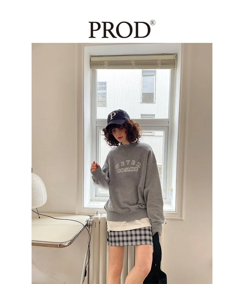 Small Fit Never Cosmic Sweatshirt / Dark Gray - Image 3