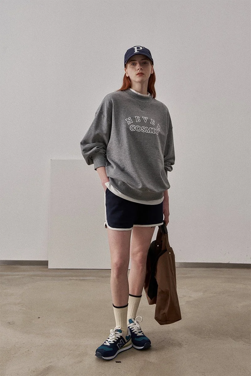 Small Fit Never Cosmic Sweatshirt / Dark Gray - Image 4
