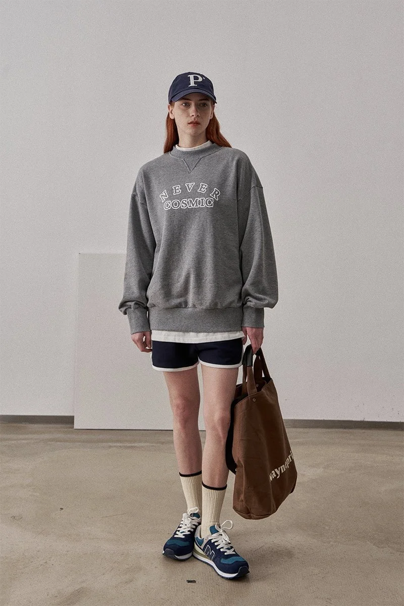 Small Fit Never Cosmic Sweatshirt / Dark Gray - Image 7