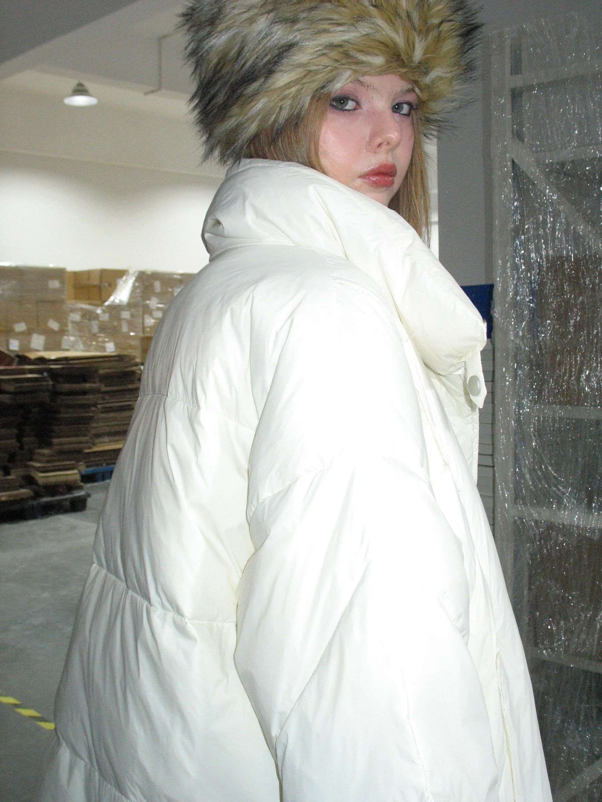White Down Jacket - Image 5
